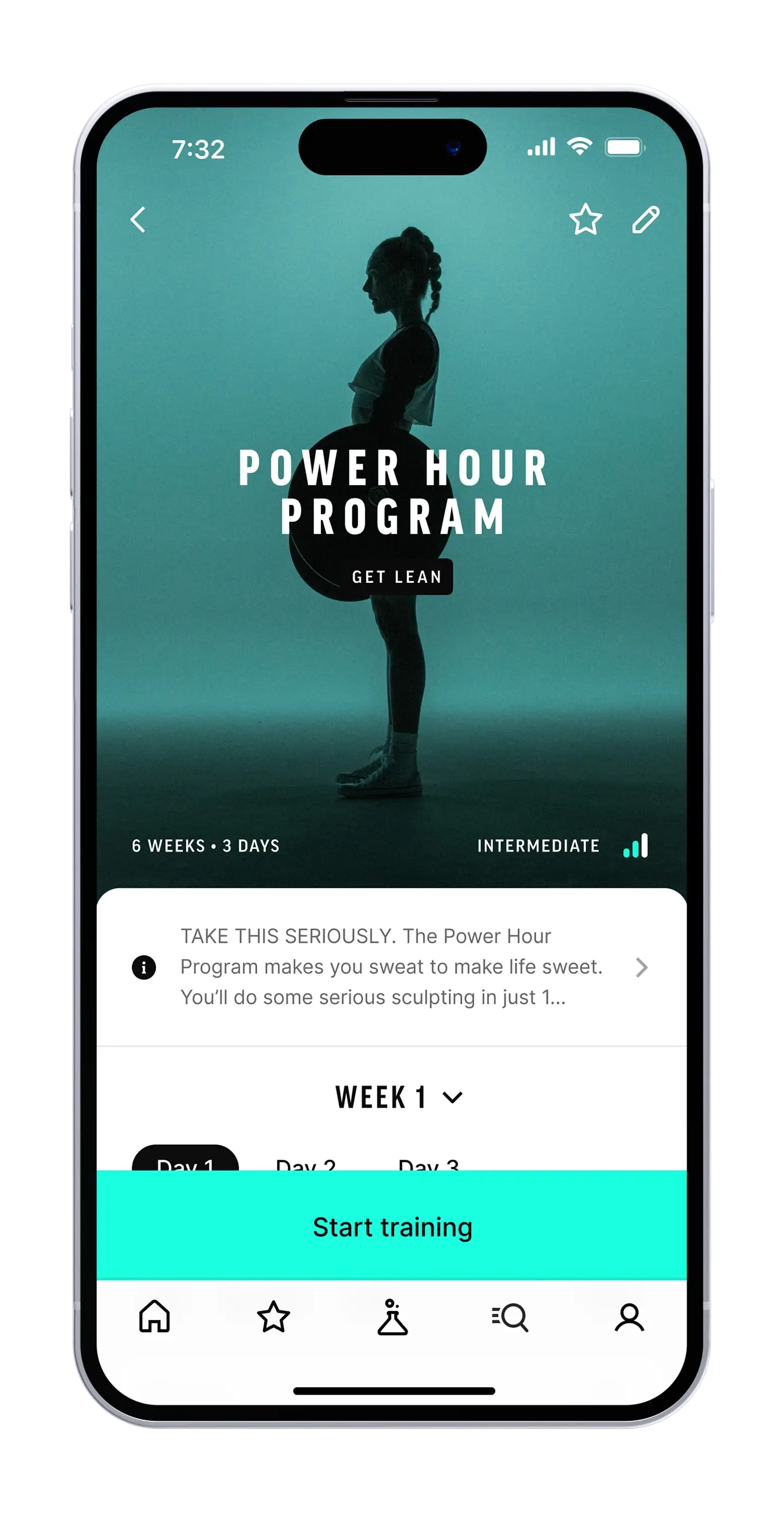 Showcase training plan